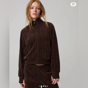 Aerie Chocolate Brown Jacket